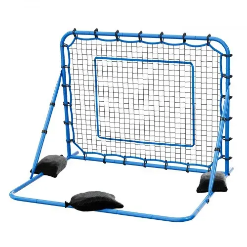 VEVOR Fußball Rebounder 147 x 117 cm, Rückprallnetz mit Verstellbarem Winkel & Robustem Eisenrahmen, PE-Trainingsnetz für Ballkontrolle & Passtraining, Balltrainingsgerät für Jugendliche & Erwachsene – Bild 10