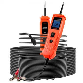 VEVOR Kfz Stromkreistester Elektroprüfer mit Stromkreissonde & Beleuchtung, 6–36 DCV Stromkreisprüfer mit 4 m Kabel & ABS-Gehäuse, elektrischer Detektorfinder für Limousine SUV Wohnmobil Lkw VEVOR Kfz Stromkreistester Elektroprüfer mit Stromkreissonde & Beleuchtung, 6–36 DCV Stromkreisprüfer mit 4 m Kabel & ABS-Gehäuse, elektrischer Detektorfinder für Limousine SUV Wohnmobil Lkw