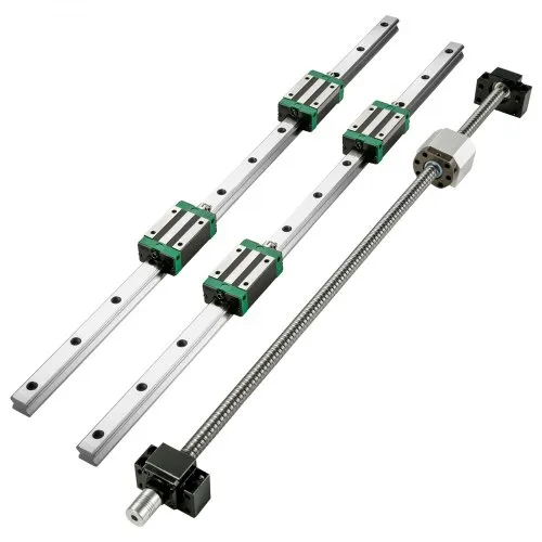 VEVOR Linearführung HGR 20-1700mm Linearschiene mit 4PCS Gleitblock Kugelumlaufspindel Führungsschiene für 3D Drucker CNC Maschine VEVOR Linearführung HGR 20-1700mm Linearschiene mit 4PCS Gleitblock Kugelumlaufspindel Führungsschiene für 3D Drucker CNC Maschine
