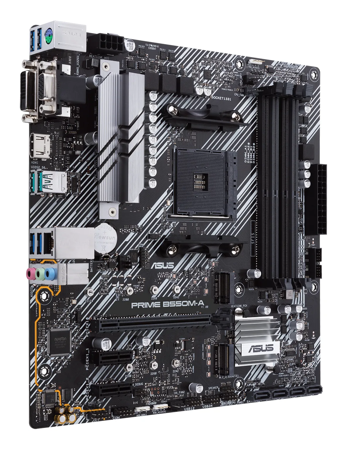ASUS Prime B550M-A/CSM AMD B550 Sockel AM4 micro ATX – Bild 3