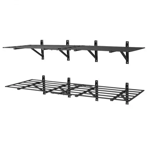 VEVOR 2er-Set Garagenregal 1832x635x305mm Werkzeugaufbewahrung 362 kg pro Schicht Werkzeughalter Wand 1832x635 mm Regalfläche Aufbewahrungsregale Metallregal Werkzeug Organizer Wandregale – Bild 8