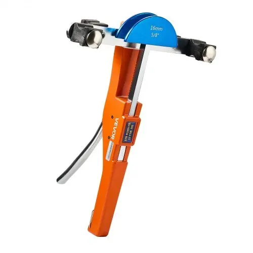 VEVOR Rohrbiegegerät, 6-22 mm, Rohrbieger 90°, Vorwärts-/Rückwärts-Handbiegewerkzeug, Biegemaschine mit 7 farbigen Aluminiumlegierungs-Backen, für Kupferrohre in der Klima- & Kältetechnik – Bild 10