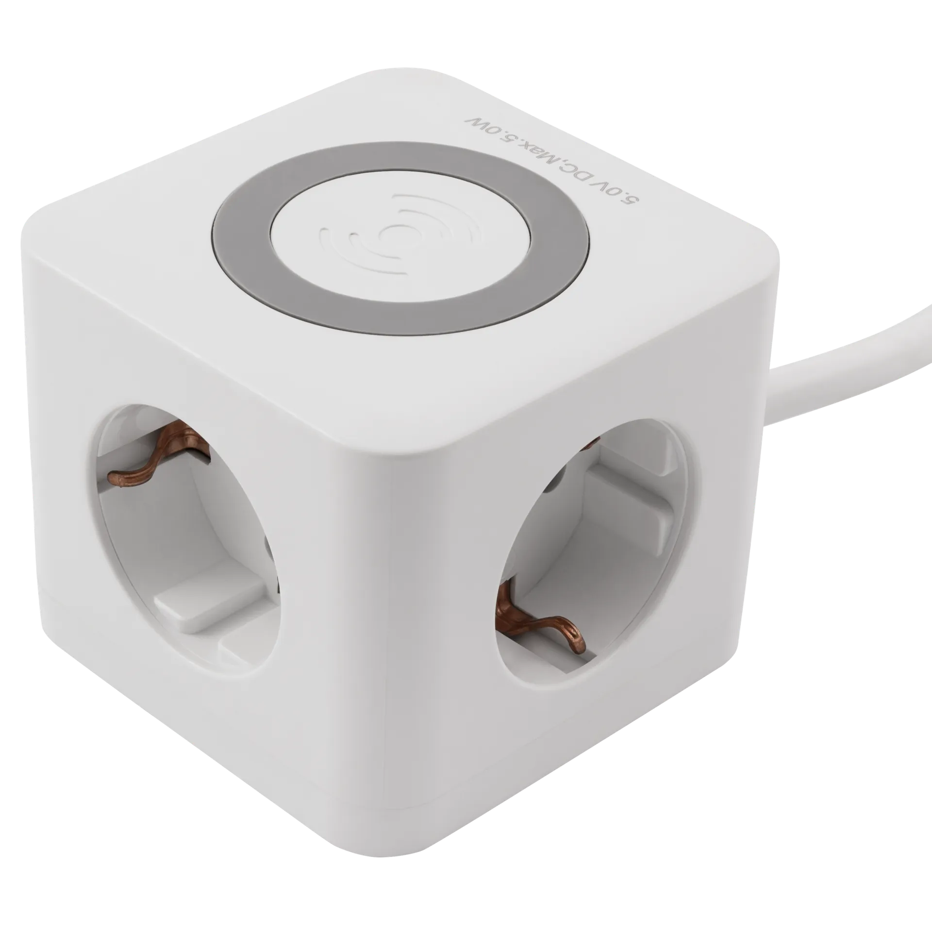 Tischsteckdose McPower ''BW-03'' 3x Steckdose, 2xUSB-A, 1xUSB-C, QI aufladen – Bild 2