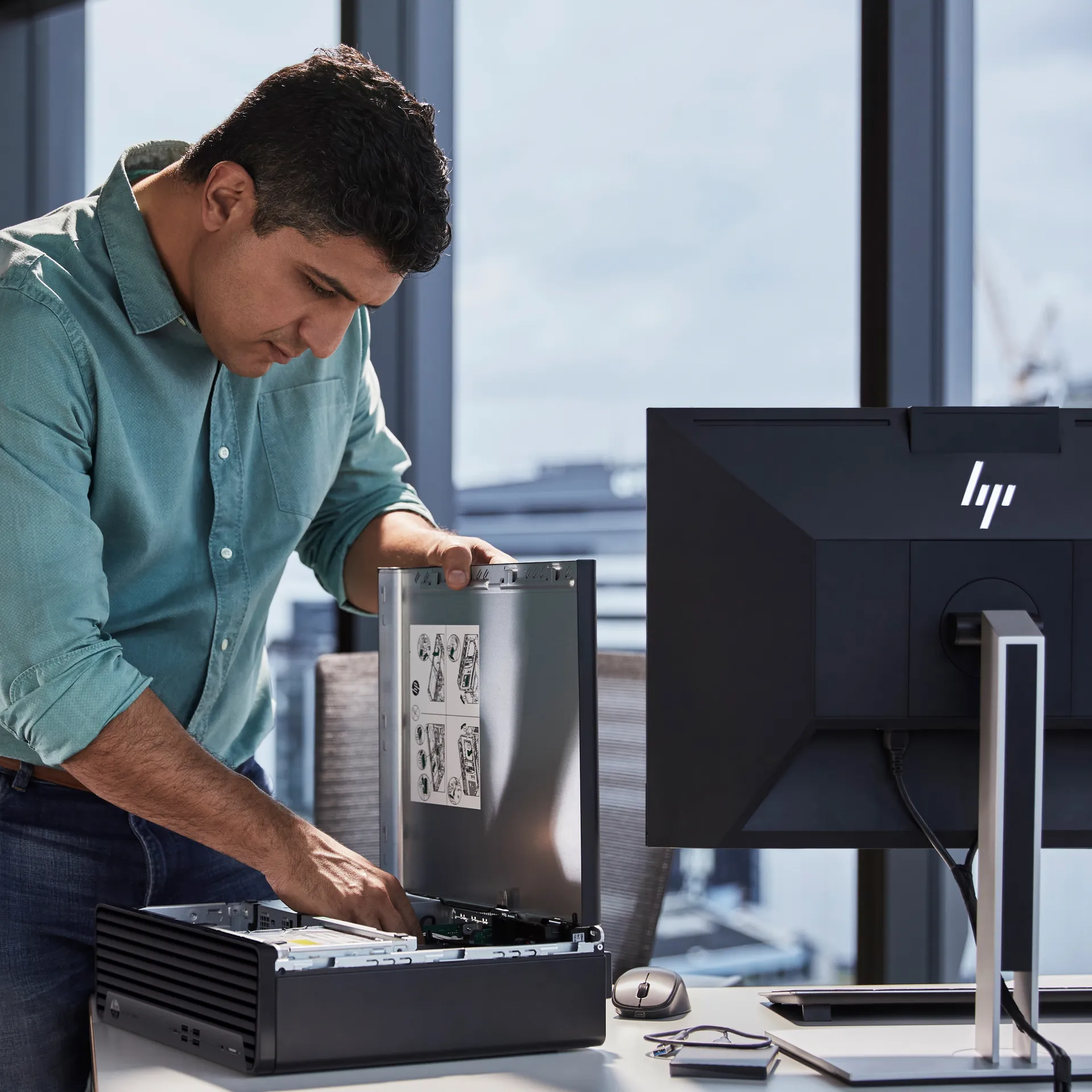 HP Elite SFF 800 G9 Intel® Core™ i5 i5-14500 16 GB DDR5-SDRAM 512 GB SSD Windows 11 Pro PC Schwarz – Bild 4