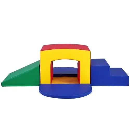 VEVOR Kleinkind-Kletterspielzeug für Innenbereich, 5-teiliges Kletter-, Krabbel-, Tunnelspielgerät, Schaumstoff-Kletterspielzeug, Kinder-Tunnellabyrinth, für Kinder im Vorschulalter – Bild 10