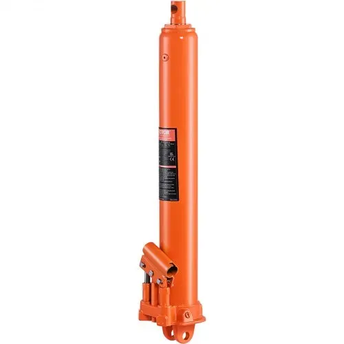VEVOR Hydraulischer Langer Ram-Wagenheber, 8 t Motorhebezylinder mit Doppelkolbenpumpe & Gabelbasis, Hydraulischer Auto-Flaschenheber für Motorhebebühnen, Garagen-/Ladenkrane, Bauernhof usw. – Bild 9