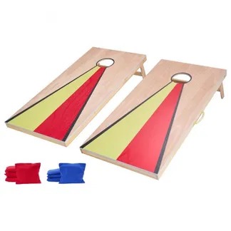 VEVOR Cornhole Spiel Set (1255 x 600 x 302 mm) Cornhole-Spielbretter, tragbares Wurfbrett aus Massivholz, Cornhole-Spiel für Erwachsene, inkl. 8 Sitzsäcken & Griff, für Garten Hinterhof Camping VEVOR Cornhole Spiel Set (1255 x 600 x 302 mm) Cornhole-Spielbretter, tragbares Wurfbrett aus Massivholz, Cornhole-Spiel für Erwachsene, inkl. 8 Sitzsäcken & Griff, für Garten Hinterhof Camping
