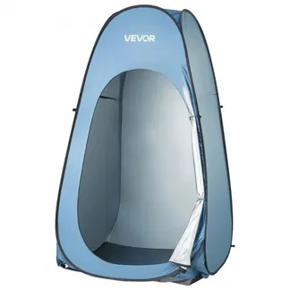 VEVOR Campingzelt Toilettenzelt (1194×1194 x1905 mm) Umkleidezelt inkl. Heringen & Seilen & Tragetasche, Sichtschutzzelt aus 190T Polyester für Camping Strand Angeln Blau VEVOR Campingzelt Toilettenzelt (1194×1194 x1905 mm) Umkleidezelt inkl. Heringen & Seilen & Tragetasche, Sichtschutzzelt aus 190T Polyester für Camping Strand Angeln Blau
