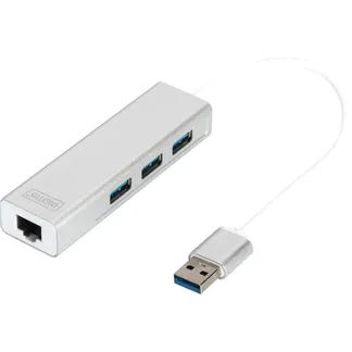 USB 3.0 3-Port Hub mit Gigabit LAN, USB-Hub USB 3.0 3-Port Hub mit Gigabit LAN, USB-Hub