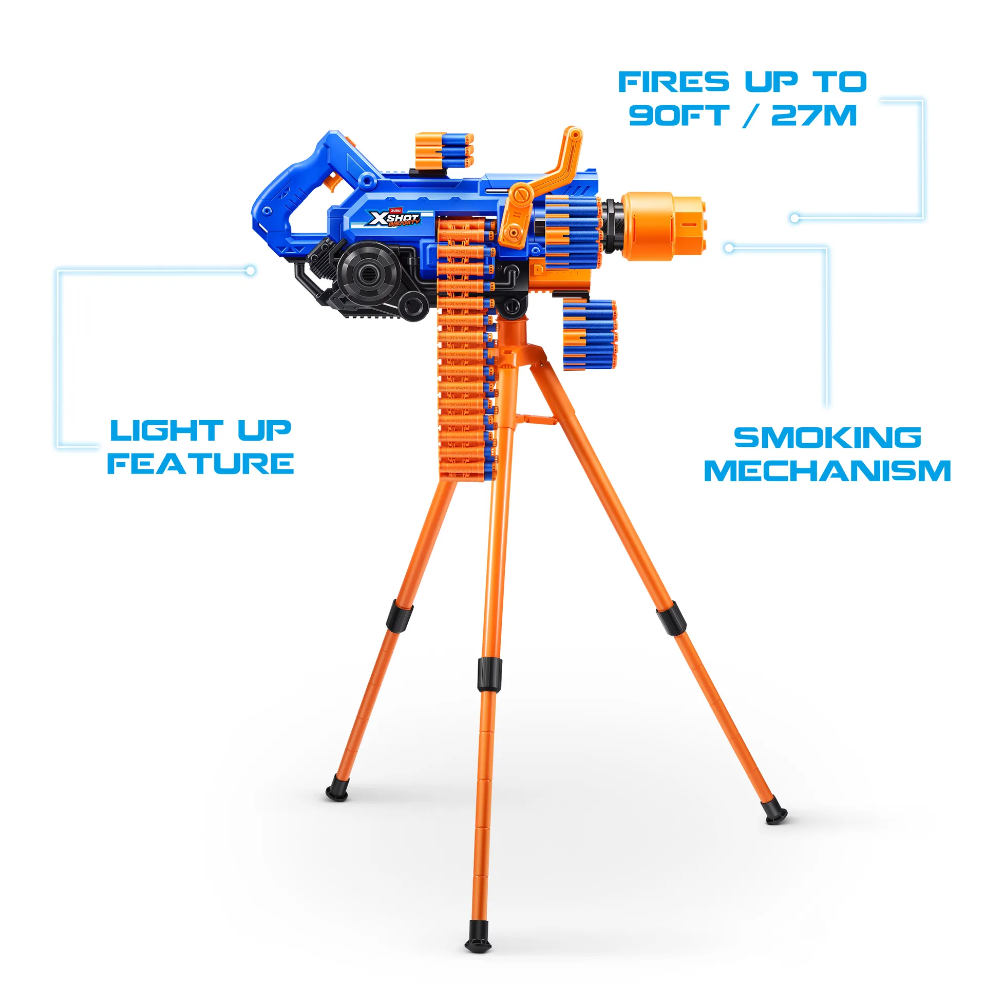 ZURU XSHOT Insanity Smoking Barrel Blaster – Bild 4