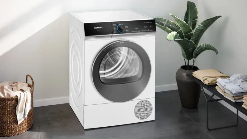 Siemens iQ700 WQ46B2D41 Wäschetrockner Freistehend Frontlader 9 kg Weiß – Bild 5