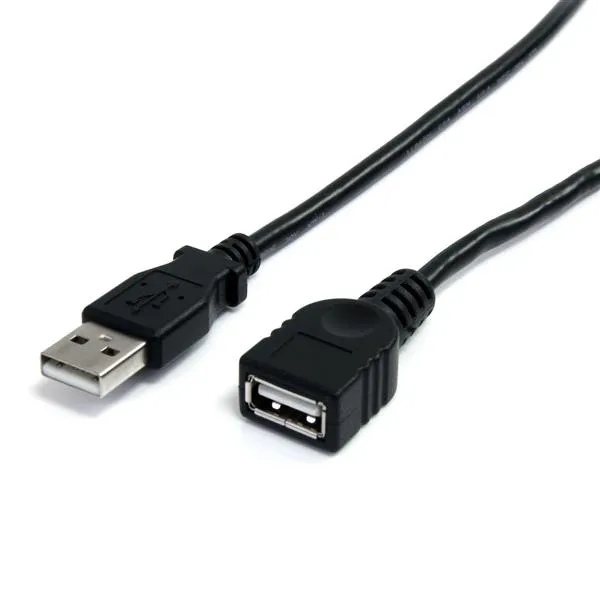StarTech.com 90cm USB 2.0 Verlängerung – USB-A Verlängerungskabel Stecker/Buchse StarTech.com 90cm USB 2.0 Verlängerung – USB-A Verlängerungskabel Stecker/Buchse