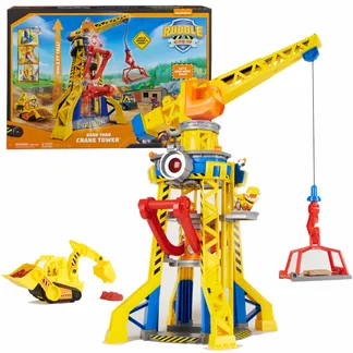 Rubble & Crew Rubble und Crew – Kran-Spielset Baupfoten Hof 68 cm, mit Rubble-Figur, Planierraupen-Fahrzeug und 340 g Build-it Kinetic Sand, Licht und Sound, ab 3 Jahren Rubble & Crew Rubble und Crew – Kran-Spielset Baupfoten Hof 68 cm, mit Rubble-Figur, Planierraupen-Fahrzeug und 340 g Build-it Kinetic Sand, Licht und Sound, ab 3 Jahren