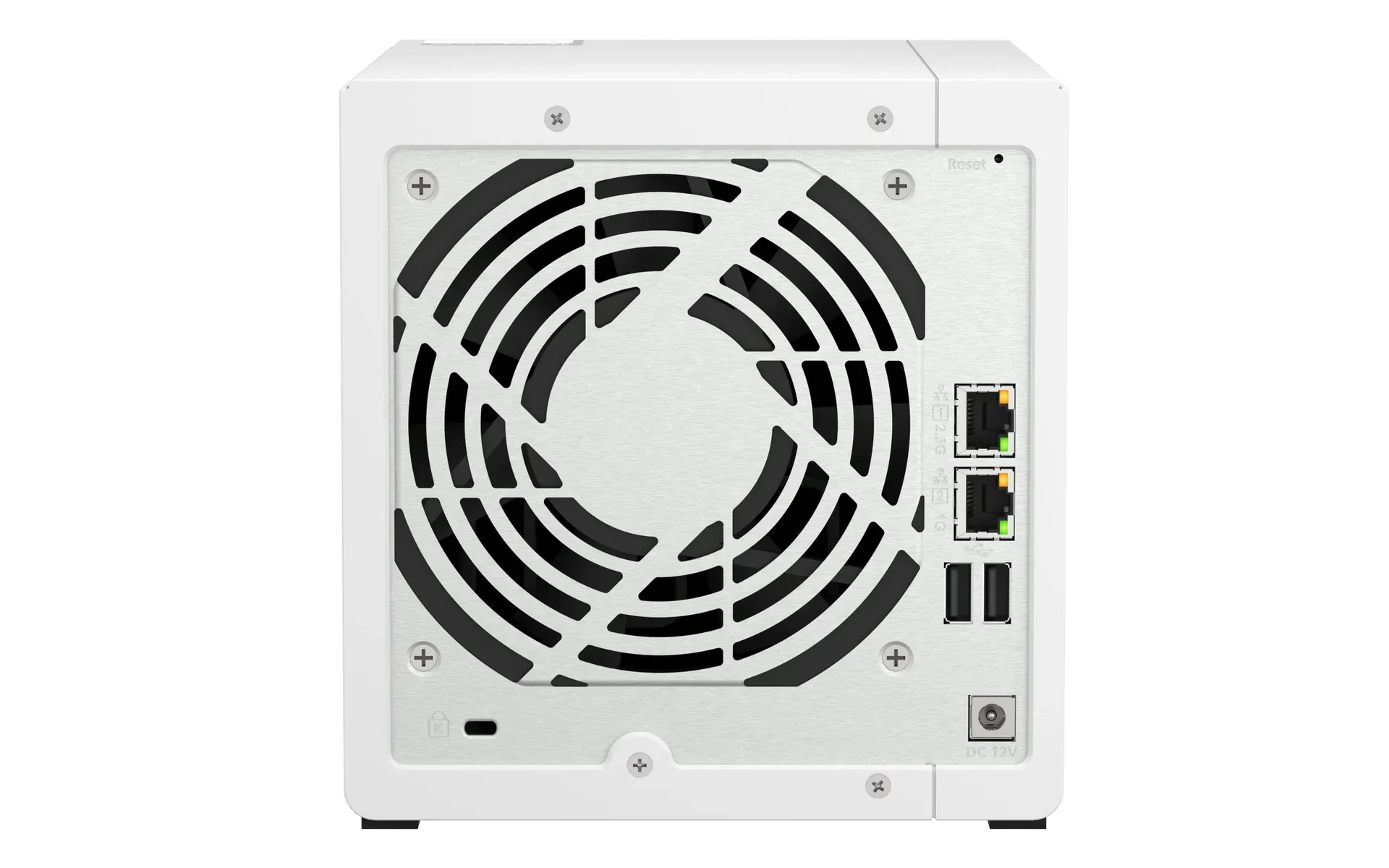 QNAP TS-433 NAS Tower ARM Cortex-A55 4 GB 0 TB QNAP QTS Weiß – Bild 2
