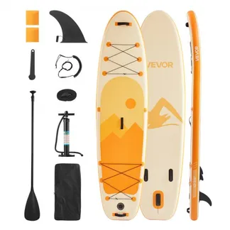 VEVOR aufblasbares Stand Up Paddle Board (304,8 x 83,8 x 15,2 cm) Paddleboard, Komplettset inkl. Pumpe Paddel Finne Rucksack, Knöchelleine Gurt, rutschfestes Deck für Jugendliche und Erwachsene VEVOR aufblasbares Stand Up Paddle Board (304,8 x 83,8 x 15,2 cm) Paddleboard, Komplettset inkl. Pumpe Paddel Finne Rucksack, Knöchelleine Gurt, rutschfestes Deck für Jugendliche und Erwachsene