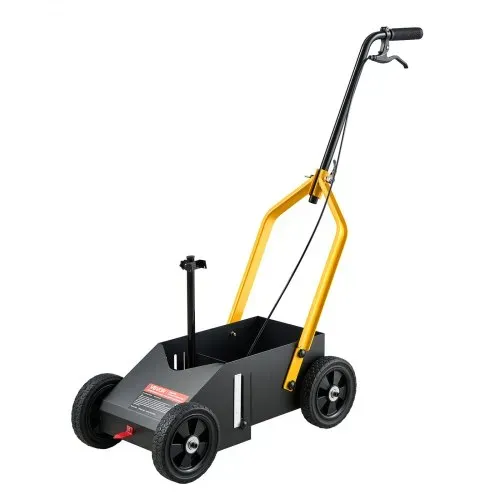 VEVOR Markierungswagen Linien-Markiergerät Linemarker 9 Spraydosen Schwarz, Bodenmarkierung für Parkplatz Werkstatt Straße Einkaufszentrum Sportplatz 50–100 mm Einstellbare Linienbreite mit Adapterdüse – Bild 8