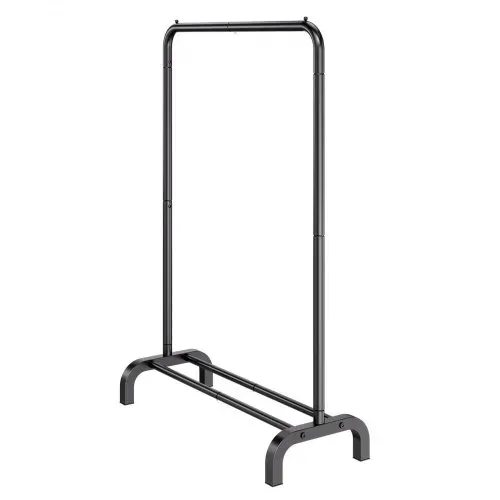 VEVOR Kleiderständer Garderobenständer 1 Kleiderstange, Strapazierfähiger Kleiderständer Schwarz 400 x 1010 x 1510 mm Kleiderständer für Schlafzimmer, Wäscheraum, Ankleidezimmer, Eingang usw. – Bild 10