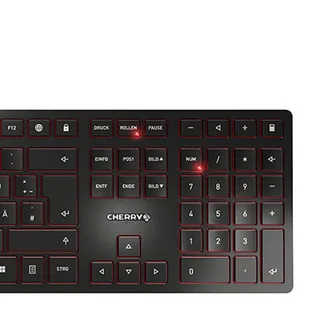 CHERRY KC 6000 SLIM Kabelgebundene Tastatur, Schwarz, USB (QWERTZ – DE) CHERRY KC 6000 SLIM Kabelgebundene Tastatur, Schwarz, USB (QWERTZ – DE)
