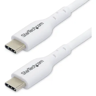 StarTech.com 1m USB-C-Ladekabel, Laden und Synchronisieren, 60W (3A) Power Delivery, USB 2.0 Laptop-Ladekabel, Weiß – USB C Ladekabel StarTech.com 1m USB-C-Ladekabel, Laden und Synchronisieren, 60W (3A) Power Delivery, USB 2.0 Laptop-Ladekabel, Weiß – USB C Ladekabel