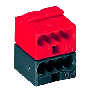 4-Leiter-Buchsenklemme WAGO, Ø0,8mm, 8 Klemmstellen, 2-polig, Einzellötstifte 4-Leiter-Buchsenklemme WAGO, Ø0,8mm, 8 Klemmstellen, 2-polig, Einzellötstifte