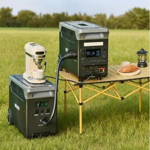 VEVOR Zusatzakku für tragbare Powerstation, 3840 Wh LiFePO4 Zusatz-Erweiterungsakku mit 3 Ausgangsanschlüssen für den Heimgebrauch, Camping, Roadtrips, Wohnmobile, Notfälle – Bild 7