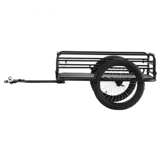 VEVOR Fahrradanhänger, 125 kg Tragkraft, Transportanhänger, faltbar und verstaubar, Schnellverschluss mit Universalkupplung, 50,8 cm Räder, passend für die meisten Fahrradräder, Rahmen aus Karbonstahl VEVOR Fahrradanhänger, 125 kg Tragkraft, Transportanhänger, faltbar und verstaubar, Schnellverschluss mit Universalkupplung, 50,8 cm Räder, passend für die meisten Fahrradräder, Rahmen aus Karbonstahl
