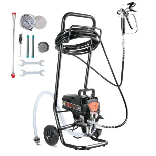VEVOR Airless-Farbspritzgerät, 950 W, 3000 psi, Hocheffizientes Elektrisches Spritzgerät, Farbspritzgeräte Spritzlackiermaschine Hochdruck-Airless-Farbsprühsystem mit 15 m Hochdruckschlauchlänge – Bild 9