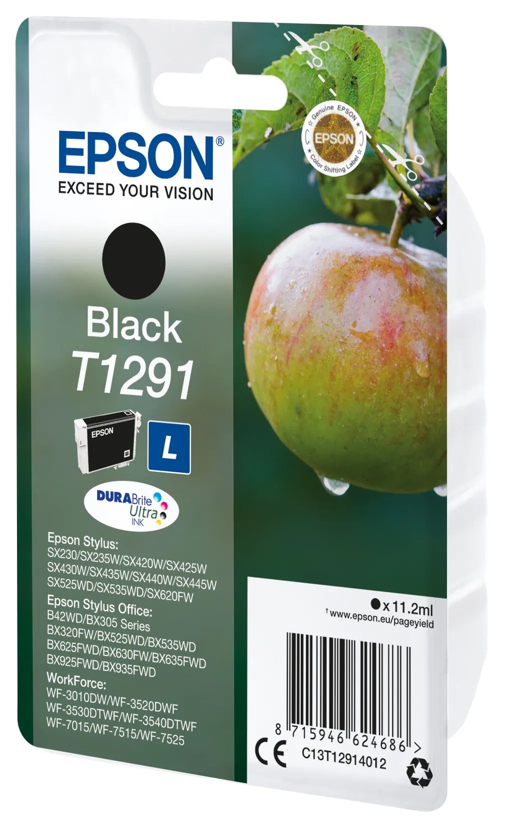 Epson Apple Singlepack Black T1291 DURABrite Ultra Ink – Bild 2