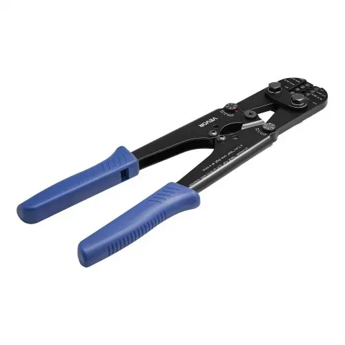 VEVOR Crimpzange 1,2–3,17mm, Crimpwerkzeug mit Metrischen & Imperialen Markierungen, Krimpzange, Presszange, Drahtseilpresse für Ovale & Doppelte Aluminiumhülsen sowie geglühte Kupferhülsen – Bild 9