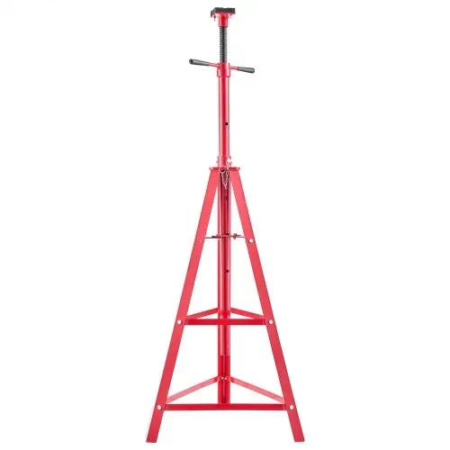 VEVOR Unterhub-Stützständer 2 t, Höhenverstellbarer (120-215 cm / 4-stufig) Wagenheberständer aus Kohlenstoffstahl, Dreibeinständer zur Unterstützung von Fahrzeugkomponenten Autoreparatur – Bild 10