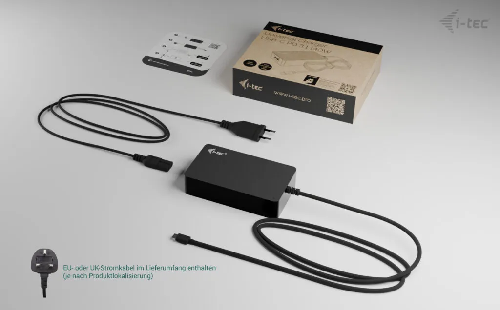 i-tec Universal Charger USB-C PD 3.1 140 W – Bild 5