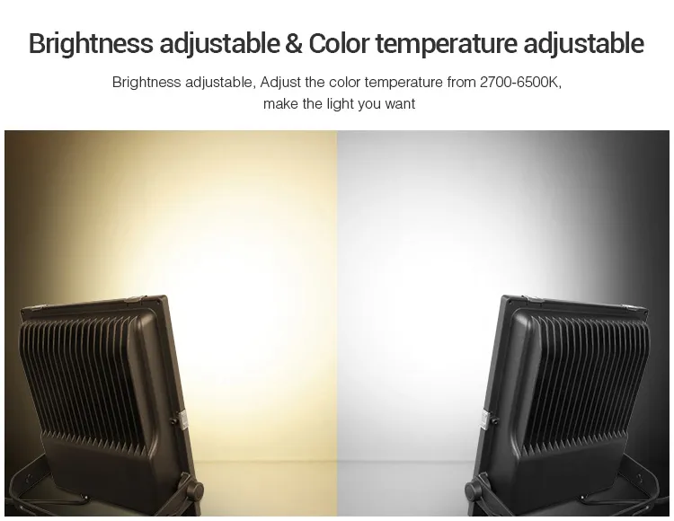 MiBoxer FUTC06 LED Flächenstrahler 50W RGB-WW (RGB-CCT) IP65 230V – Bild 6