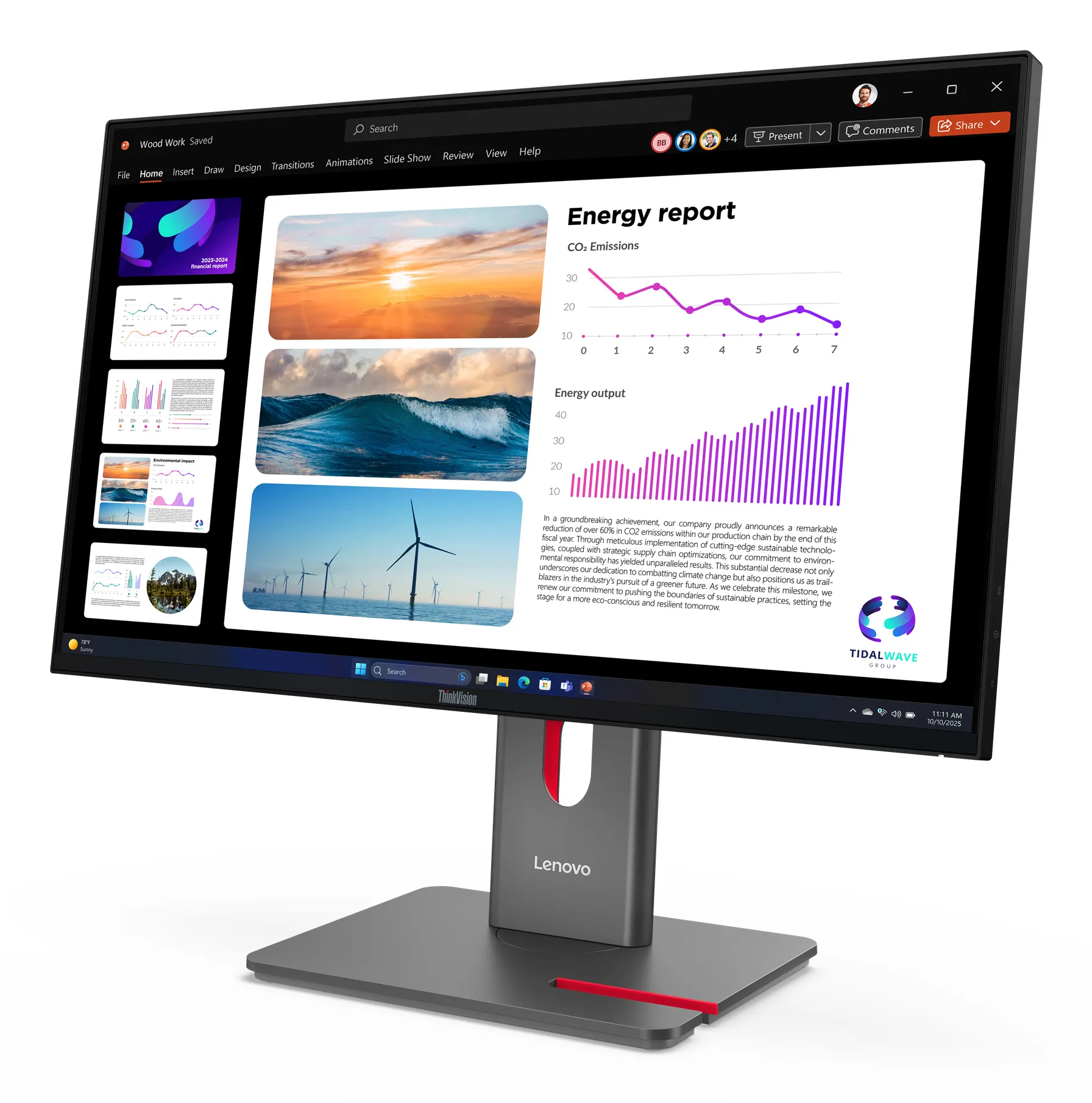 Lenovo ThinkVision P24Q-40 Monitor – Bild 3