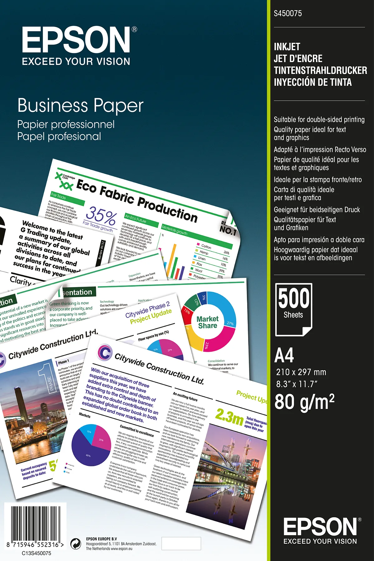 Epson Business Paper – A4 – 500 Blätter Epson Business Paper – A4 – 500 Blätter