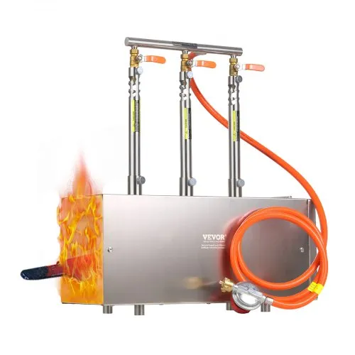 VEVOR tragbare Propangas-Schmiede mit 3 Brenner 1427 °C, Hufschmiede Schmiedeofen mit quadratischer Form, Edelstahl, Gasschmiedewerkzeuge und -ausrüstung, Schmelzofen Verwendung zum Metallschmieden VEVOR tragbare Propangas-Schmiede mit 3 Brenner 1427 °C, Hufschmiede Schmiedeofen mit quadratischer Form, Edelstahl, Gasschmiedewerkzeuge und -ausrüstung, Schmelzofen Verwendung zum Metallschmieden