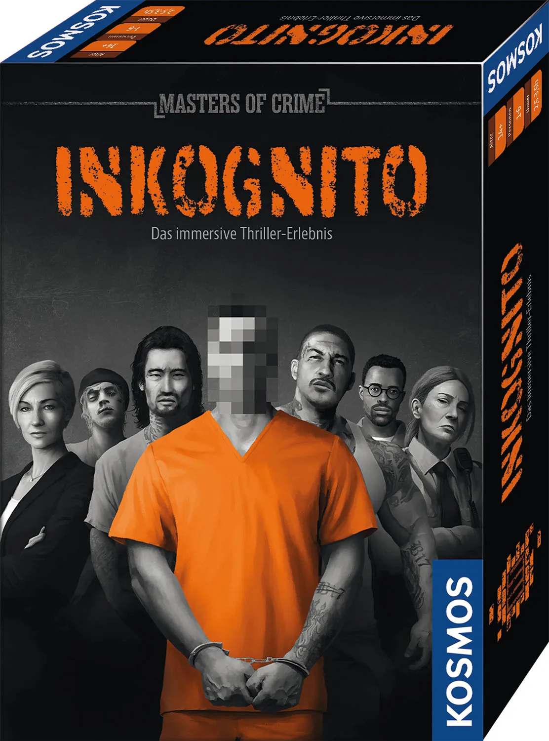Kosmos Masters of Crime – Inkognito 150 min Brettspiel Detektiv Kosmos Masters of Crime – Inkognito 150 min Brettspiel Detektiv