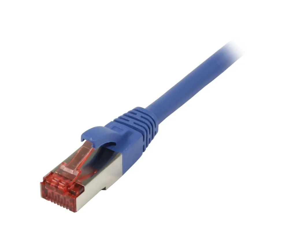 Patchkabel RJ45, CAT6 250Mhz, 0.15m blau, S-STP(S/FTP), TPE/LSZH(Superflex), Synergy 21, Patchkabel RJ45, CAT6 250Mhz, 0.15m blau, S-STP(S/FTP), TPE/LSZH(Superflex), Synergy 21,