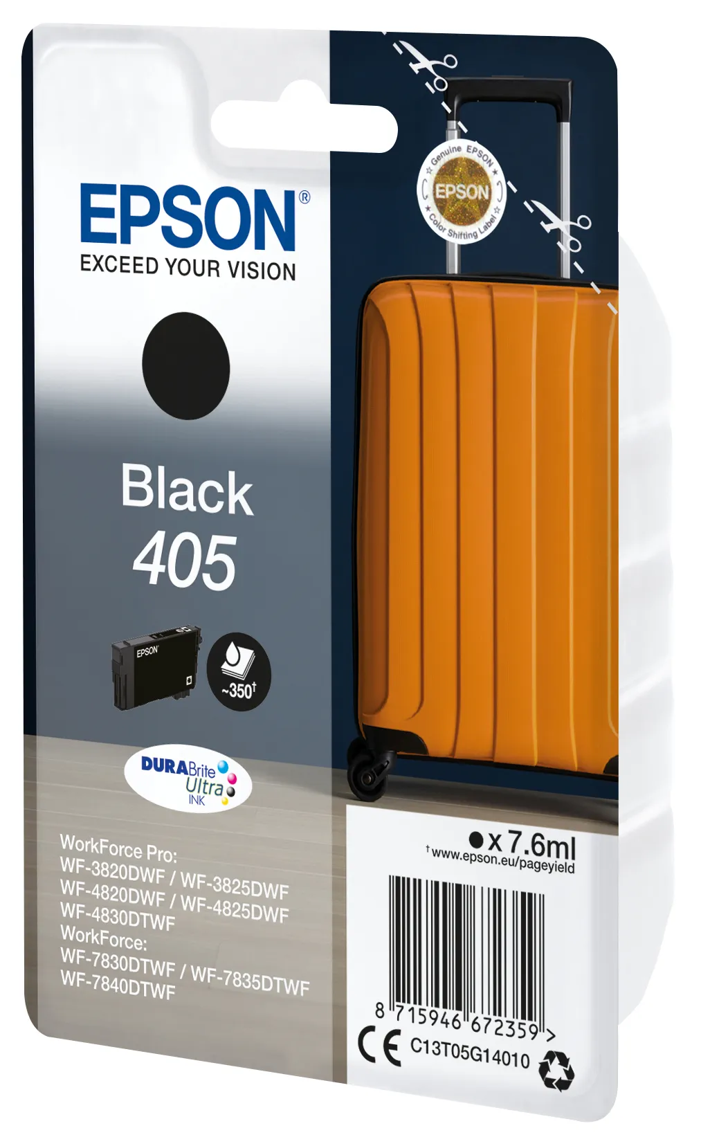 Epson Singlepack Black 405 DURABrite Ultra Ink – Bild 2