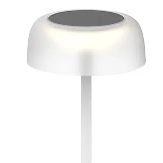 Synergy 21 LED Tischleuchte SOLAR/Akku, outdoor IP54, Touch Switch dimmbar, transparent-weiss Synergy 21 LED Tischleuchte SOLAR/Akku, outdoor IP54, Touch Switch dimmbar, transparent-weiss