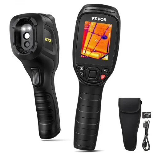 VEVOR Handheld Wärmebildkamera 240×180 IR-Auflösung Infrarotkamera Thermometer 40mK Thermografie Kamera -20-550°C Thermokamera Identifizierung von Wilden Tiere Elektrisch Hotspots Fehlenden Isolierung VEVOR Handheld Wärmebildkamera 240×180 IR-Auflösung Infrarotkamera Thermometer 40mK Thermografie Kamera -20-550°C Thermokamera Identifizierung von Wilden Tiere Elektrisch Hotspots Fehlenden Isolierung