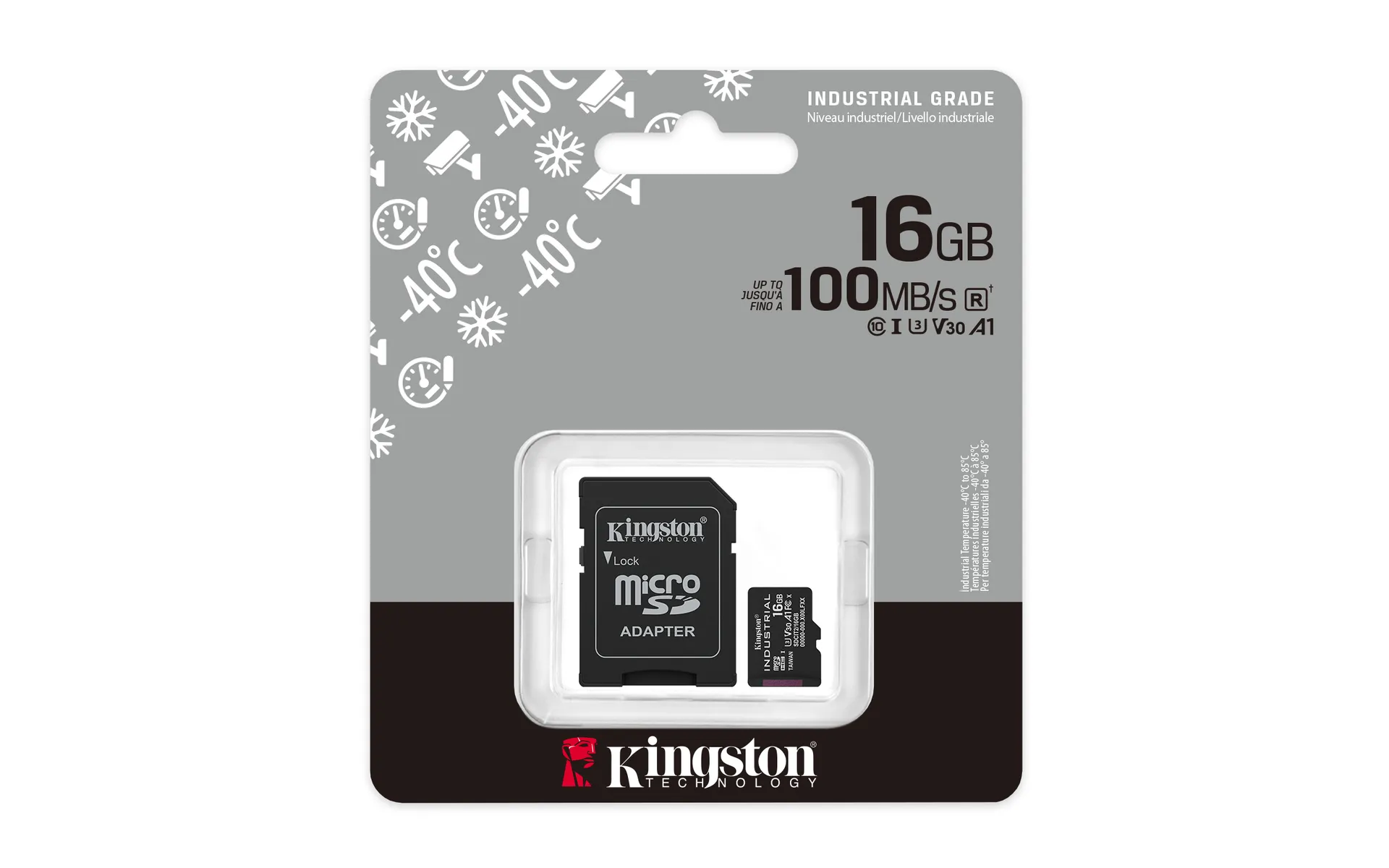 Kingston Technology 16GB microSDHC Industrial C10 A1 pSLC Karte + SD-Adapter – Bild 5