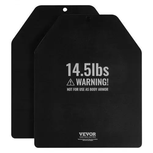 VEVOR Gewichtsplatten für Gewichtsweste 13,2 kg Set (2 x 6,6 kg), Flache Gewichtswestenplatten für WODs & Funktionelles Training, Ergonomisches Zusatzgewicht für Krafttraining, Laufen & Fitness – Bild 8