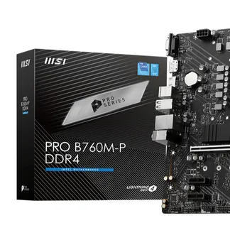 MSI PRO B760M-P DDR4 Motherboard Intel B760 LGA 1700 micro ATX MSI PRO B760M-P DDR4 Motherboard Intel B760 LGA 1700 micro ATX