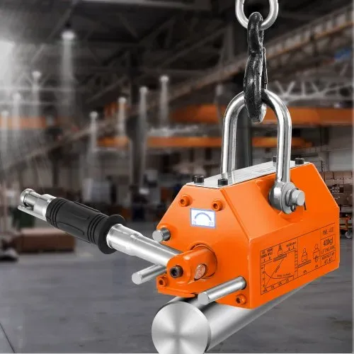 VEVOR Magnetheber, 400 kg Zugkapazität, 2,5 Sicherheitsfaktor, Neodym & Stahl, Hebemagnet mit Freigabe, Permanent-Hebemagnete, Schwerlastmagnet für Hebe, Ladenkran, Block, Brett – Bild 7
