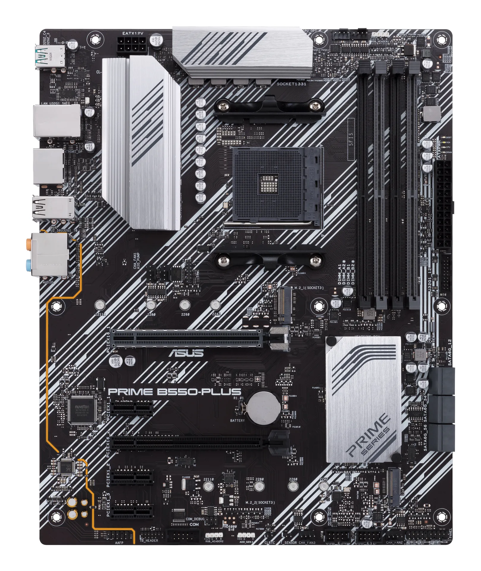 ASUS PRIME B550-PLUS AMD B550 Sockel AM4 ATX – Bild 2