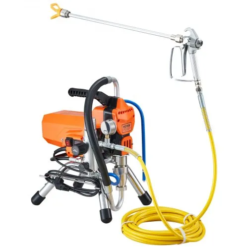 VEVOR Airless-Spritzgerät mit Hochdruckschlauch, 2200-W-Wandstreichpistole, 3000 PSI, 2 l/min, bürstenloser Motor im Lieferumfang enthalten, für Innen- und Außenanstriche, Zaunzubehör VEVOR Airless-Spritzgerät mit Hochdruckschlauch, 2200-W-Wandstreichpistole, 3000 PSI, 2 l/min, bürstenloser Motor im Lieferumfang enthalten, für Innen- und Außenanstriche, Zaunzubehör