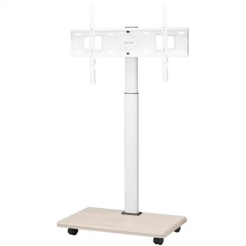 VEVOR rollbarer TV-Ständer TV-Wagen für 812,8-1778 mm TVs bis zu 45 kg, 25° Links-Rechts-Drehung & höhenverstellbare TV-Halterung mit Regal für Ecke Schlafzimmer Wohnzimmer (max. 600 x 400 mm) – Bild 9