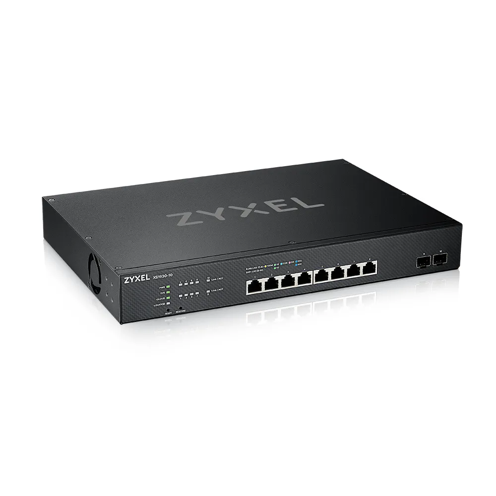 Zyxel XS1930-10-ZZ0101F Netzwerk-Switch Managed L3 10G Ethernet (100/1000/10000) Schwarz Zyxel XS1930-10-ZZ0101F Netzwerk-Switch Managed L3 10G Ethernet (100/1000/10000) Schwarz
