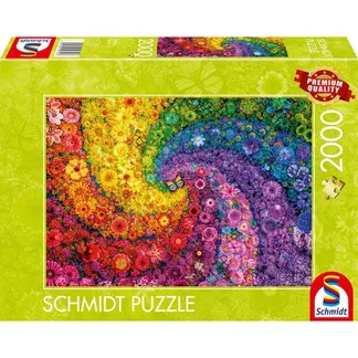 Kunterbunter Blütenwirbel, Puzzle Kunterbunter Blütenwirbel, Puzzle