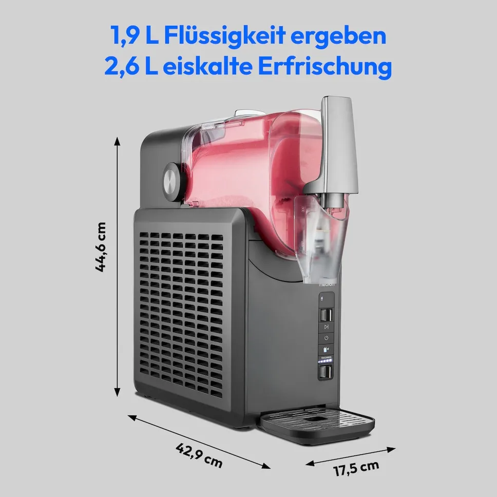 MEDION LIFE Slush-Eismaschine MD12090 2,6 l Grau – Bild 7